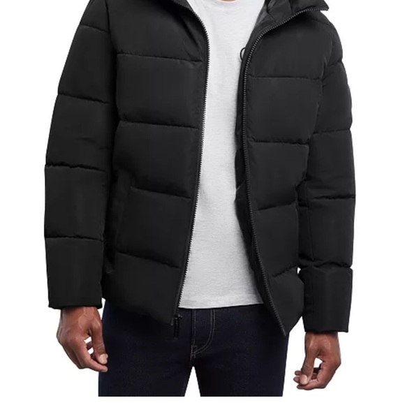 Michael Kors Men's Classic Black Puffer Jacket - Picture 1 of 7